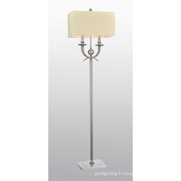 Lampe de plancher en cuivre moderne de haute qualité avec lampe en tissu (8023-038F)